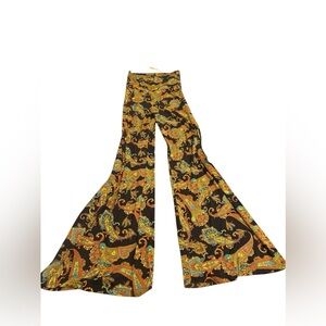 Trendology pants L NWT Size L Boot wide leg Palazzo pants multicolored HOST Pick